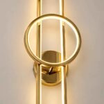 Modern Gold Halo LED Wall Light