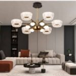 Luxury Crystal Drum Chandelier – Gold Finish (6 Light)