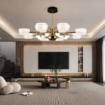 Luxury Crystal Drum Chandelier – Gold Finish (12 Light)