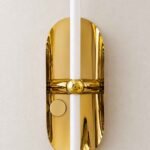 Modern Linear LED Wall Light – Gold Finish Decorative Sconce