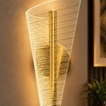Modern Jellyfish Crystal LED Pendant Light – 3 Light Cluster Chandelier (Gold Finish)