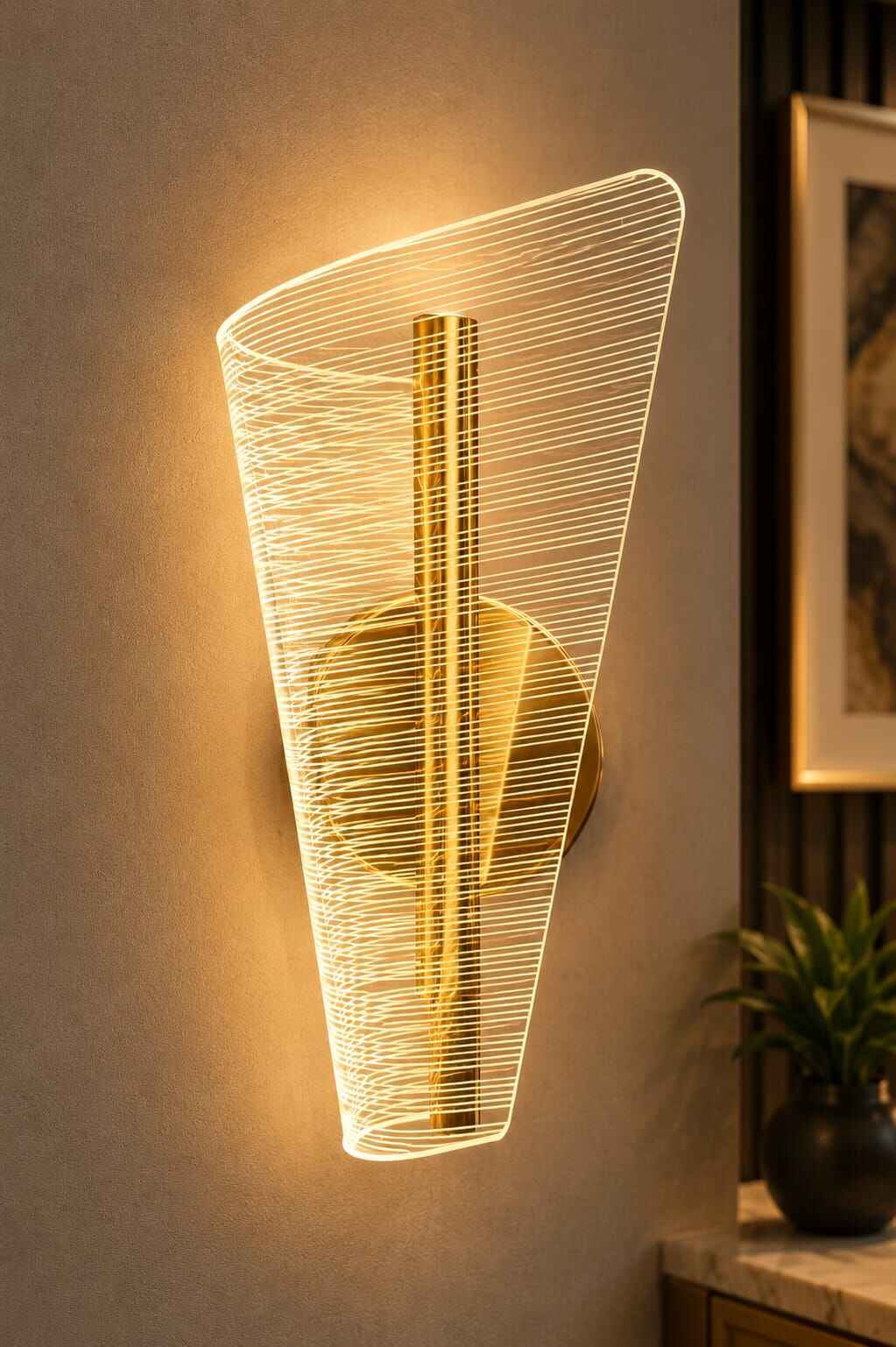 7-1.jpeg Modern Jellyfish Crystal LED Pendant Light – 3 Light Cluster Chandelier (Gold Finish) - Image 1